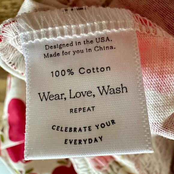 SweetHoney Smocked Romper - Covered In Apples 9 - Picture 7 of 7